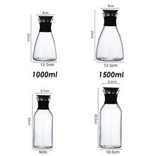 Load image into Gallery viewer, 1/1.5L High Borosilicate Glass Cold Hot Kettle Water Bottle Glass Container Bottle
