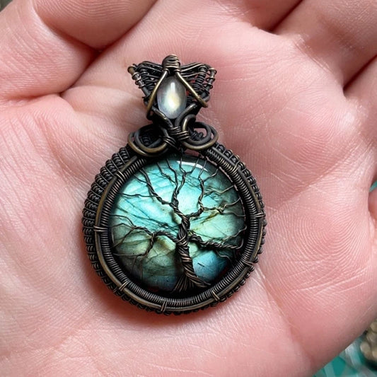Nature inspired fairycore Life Tree Pendant