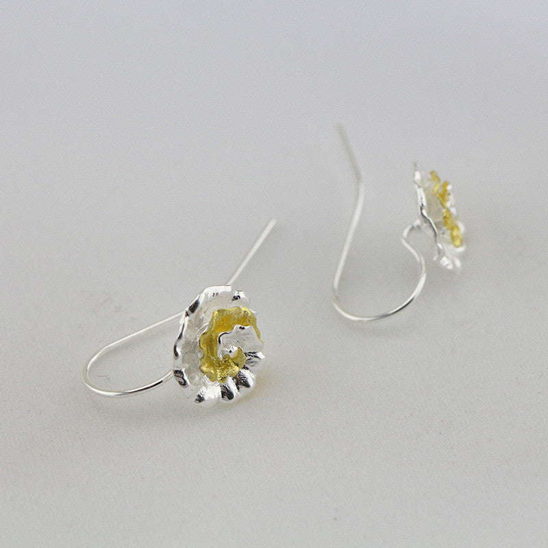 Little Flower Silver Earrings