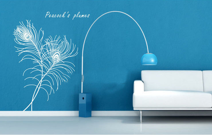feather art wall decal - WallDecal