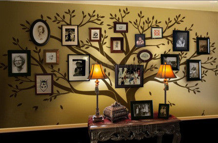Family Tree Wall Decal - Photo frame tree Decal - Family Tree Wall Sticker - WallDecal