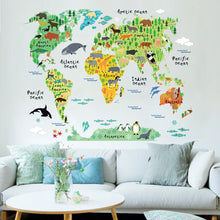 Load image into Gallery viewer, World Maps decor for Your Children’s Room - WallDecal
