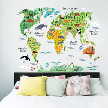 Load image into Gallery viewer, World Maps decor for Your Children’s Room - WallDecal
