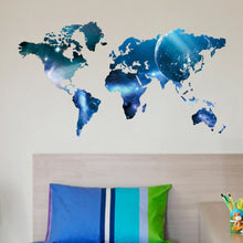 Load image into Gallery viewer, Map decal World map wall decal office home decor - WallDecal
