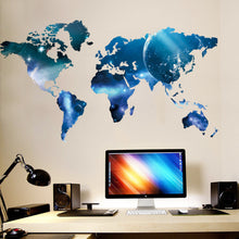 Load image into Gallery viewer, Map decal World map wall decal office home decor - WallDecal

