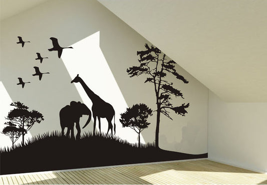 Africa image Wall decal -Africa image Wall Vinyl-Africa image Stickers-Africa image wall vinyls - WallDecal