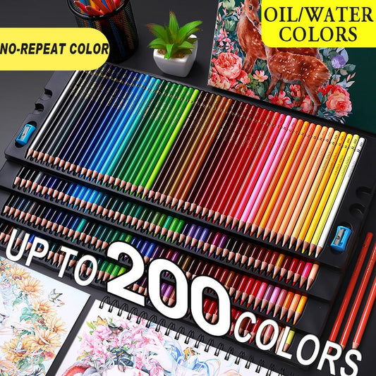 200/180/150/120/72/48/24Color Wood Soft Watercolor Pencil