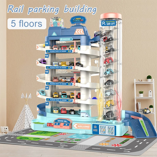 5F Electric Track Car Parking Building