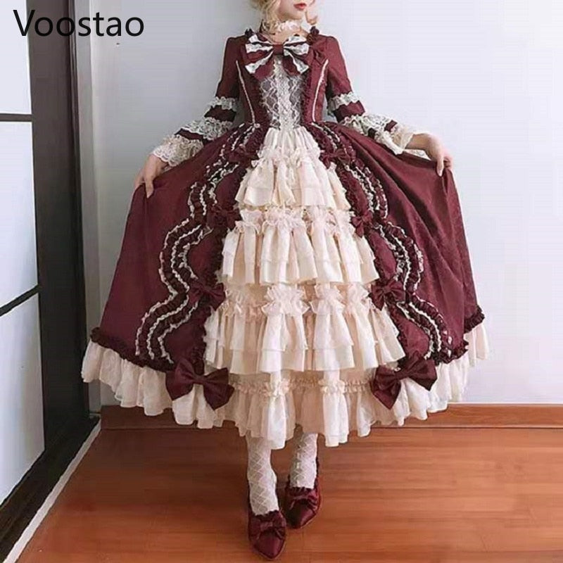 Luxurious Vintage  Lolita Dress Women