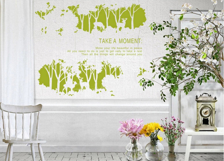 Art Wall Decals Wall Stickers -Forest Art Wall Decal for Home and Nursery - WallDecal