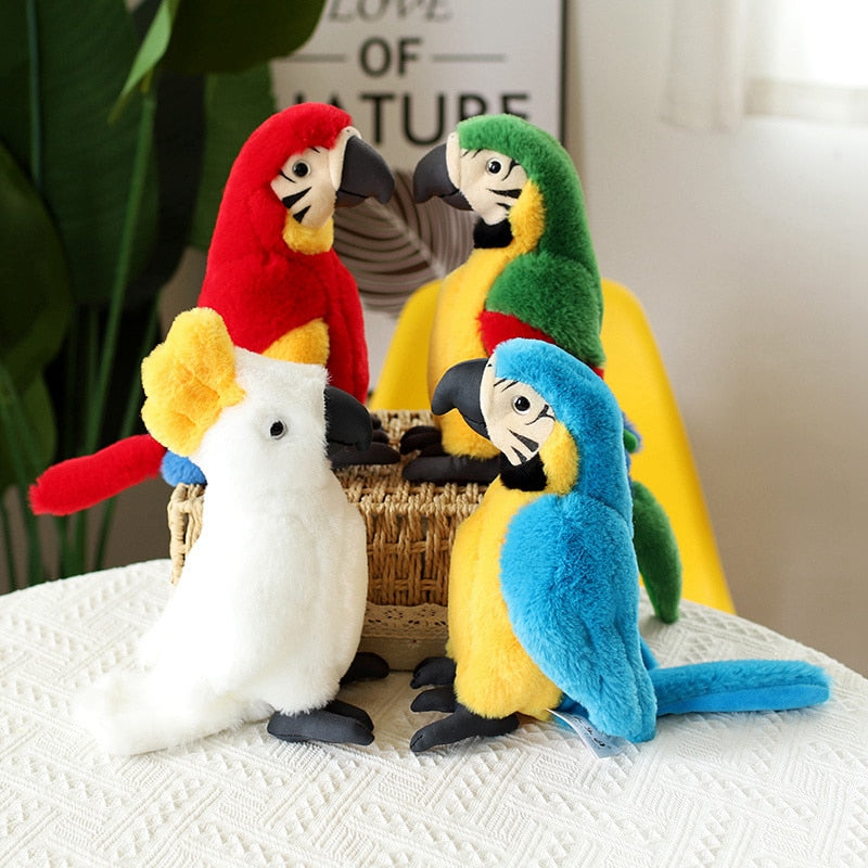 25cm Lifelike Parrot Plush Toy