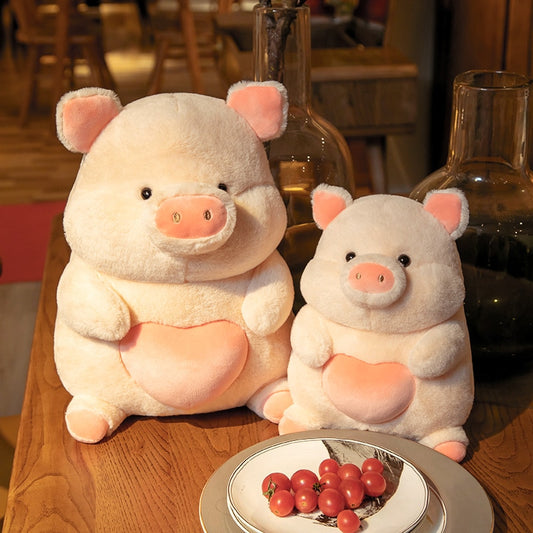 25-45cm Kwaii Pink Piggy Plush Doll