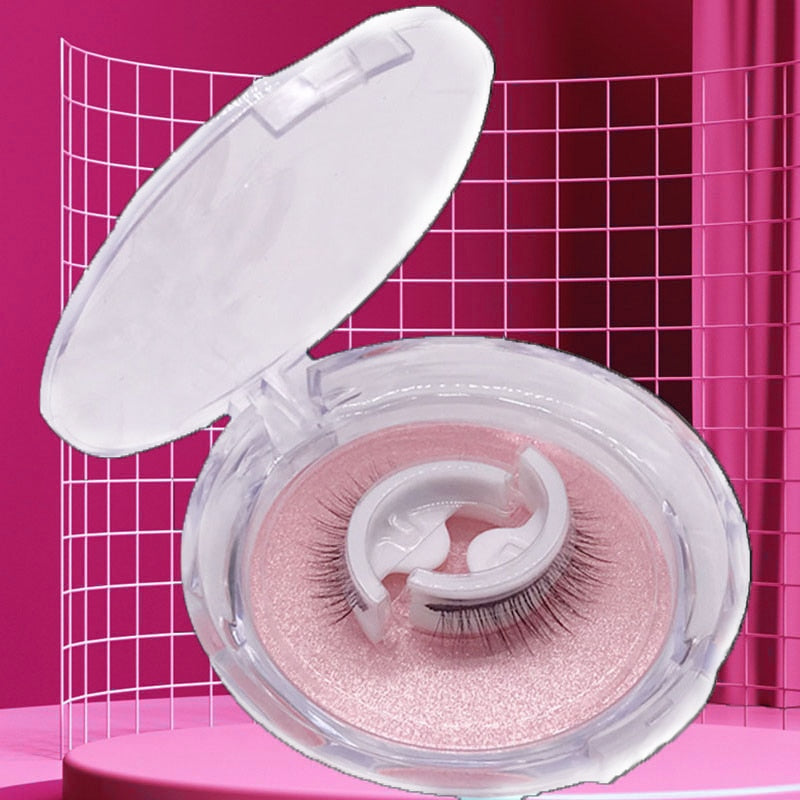 Reusable Self-Adhesive Fake Eyelashes 3D Mink Lashes