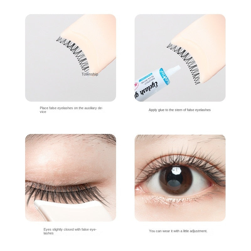 Reusable Self-Adhesive Fake Eyelashes 3D Mink Lashes