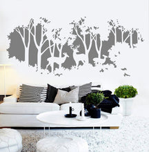 Load image into Gallery viewer, Forest Deers art nursery wall decal - WallDecal
