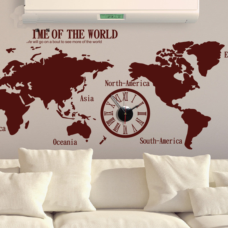 World map  wall decals