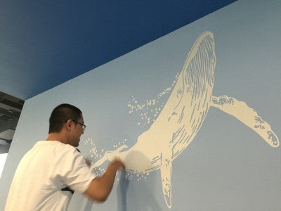 Whale Wall Decal - WallDecal