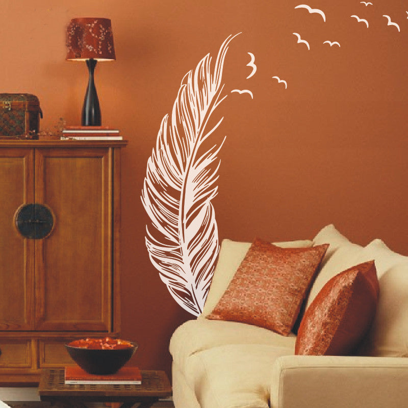 Art Feather Wall Decal-Unique Design