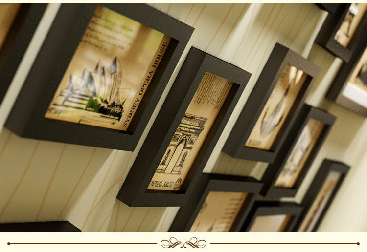 Wooden Photo Frames Set - WallDecal