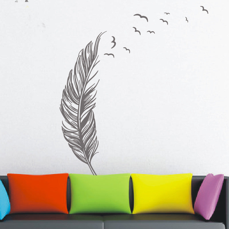 Art Feather Wall Decal-Unique Design
