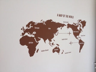 Map wall decals - WallDecal