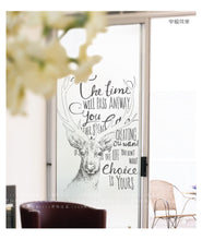 Load image into Gallery viewer, Time Deer Wall Sticker - WallDecal
