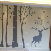 Load image into Gallery viewer, Deer Forest Wall Decal
