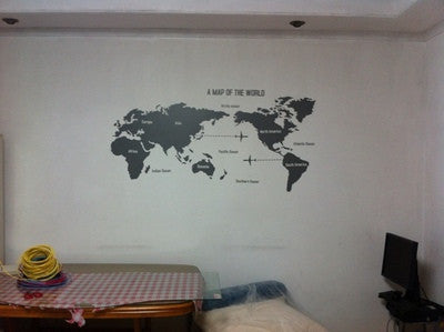 Map wall decals - WallDecal