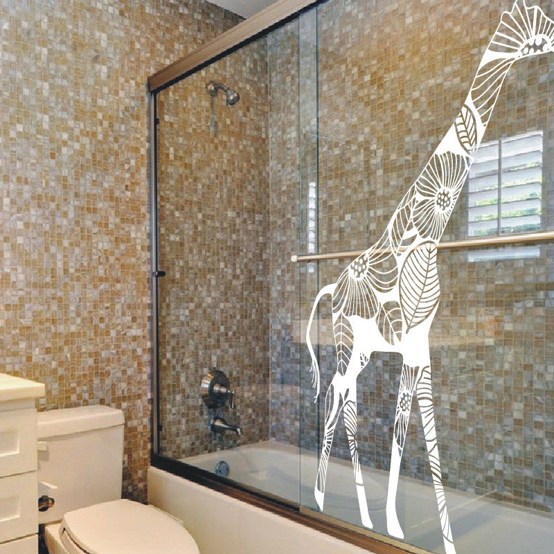Giraffe Art Wall Decal 