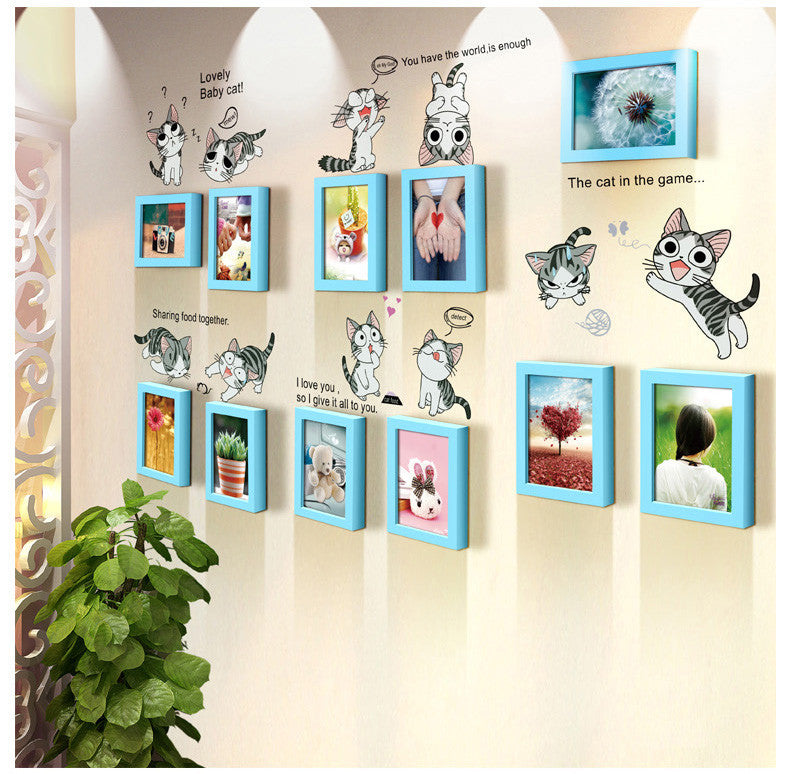 Cat Decal and photo frames