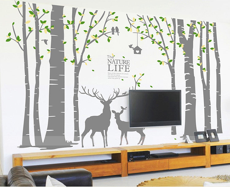 Deer Forest Wall Decal