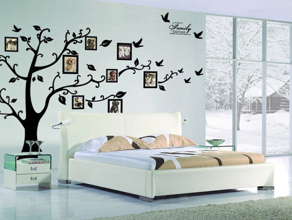 Family Tree Wall decal - Family Photo Frame wall decals - WallDecal