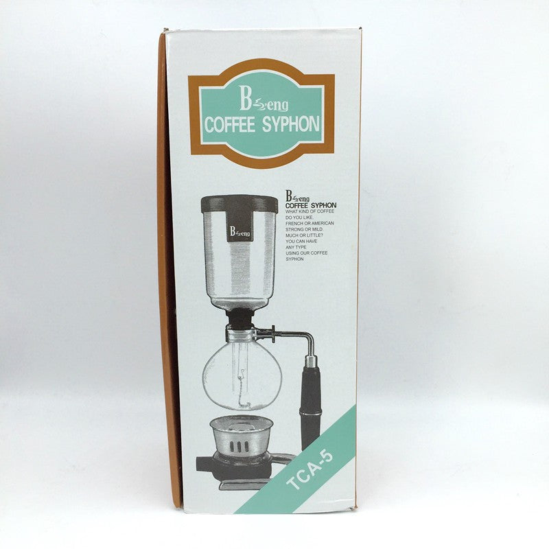 5 cups The new fashion siphon coffee maker / high quality glass syphon strainer coffee pot Siphon pot filter coffee tool BT-5