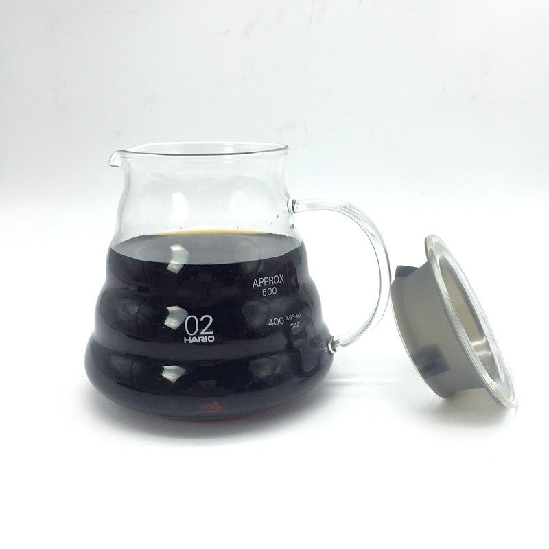 580ML large capacity glass coffee pots / Creative clouds shapes a kettle coffee percolator and tea pot kitchen tools