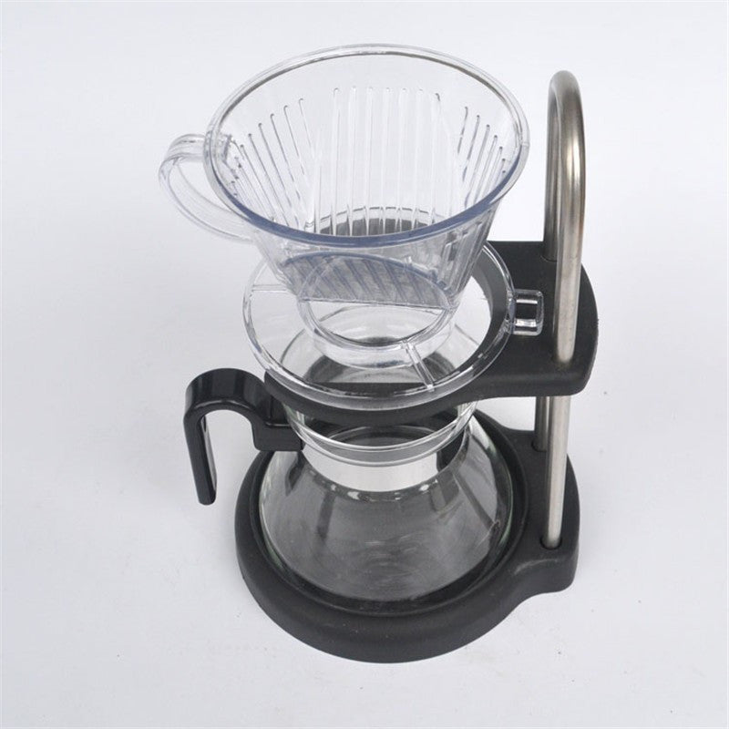 Drip coffee maker Set / reusable filter cup filter funnel glass a coffee maker brewing tool bracket height can be adjusted