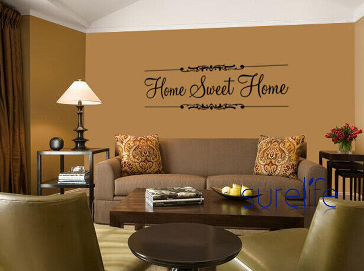 New 2015 Removable Vinyl  Home sweet home - Wall Decal Wall Quotes For Home Decoration Size 147*43cm