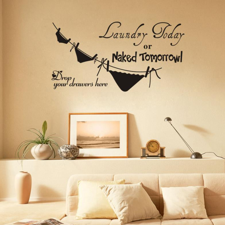 2015 Hot Sale New Tomorrow Toilet Paper Can Remove Background Wall Stickers