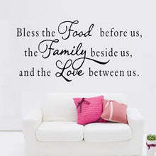 Load image into Gallery viewer, Modern Characters &quot; Food Family Love &quot; Wall Stickers Sticker Home Decor Decals Art Diy 2015 NEW PVC Large 57*117CM
