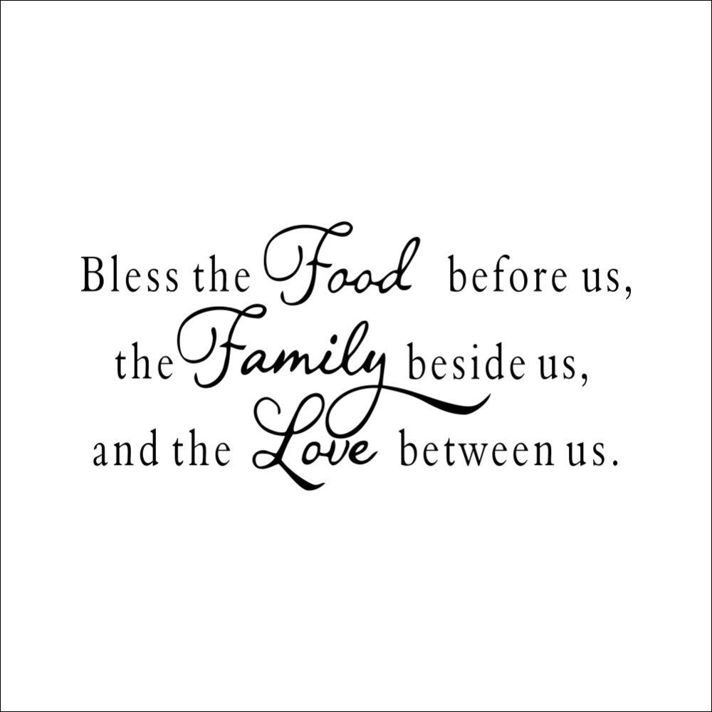 Modern Characters " Food Family Love " Wall Stickers Sticker Home Decor Decals Art Diy 2015 NEW PVC Large 57*117CM