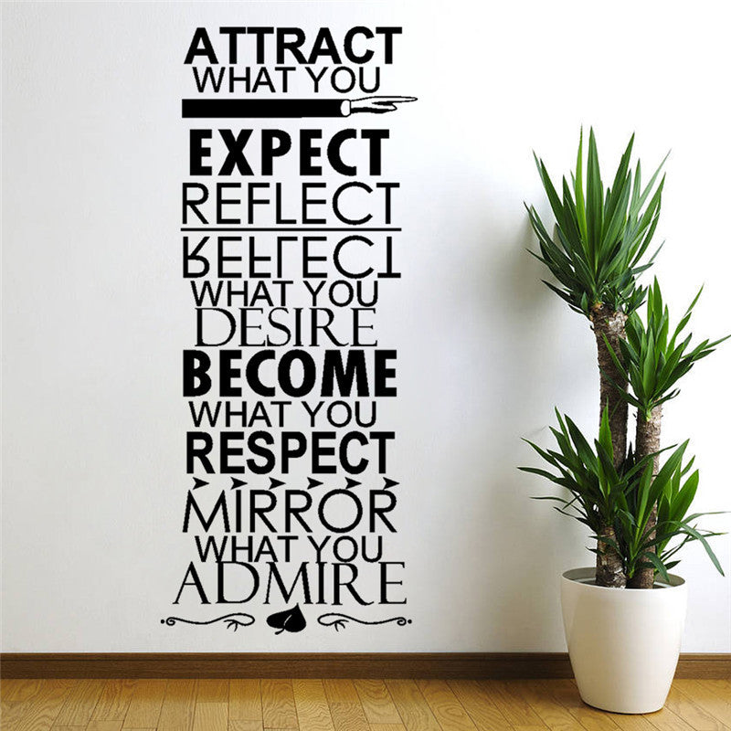 power warm quote words mural art home decor wall sticker for living room bedroom kids room decoration classroom office stickers