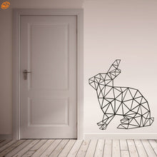 Load image into Gallery viewer, AYA DIY Wall Stickers Wall Decals,Geometric Rabbit  Wall Sticker Type PVC Wall Stickers M42*45cm/L56*60cm
