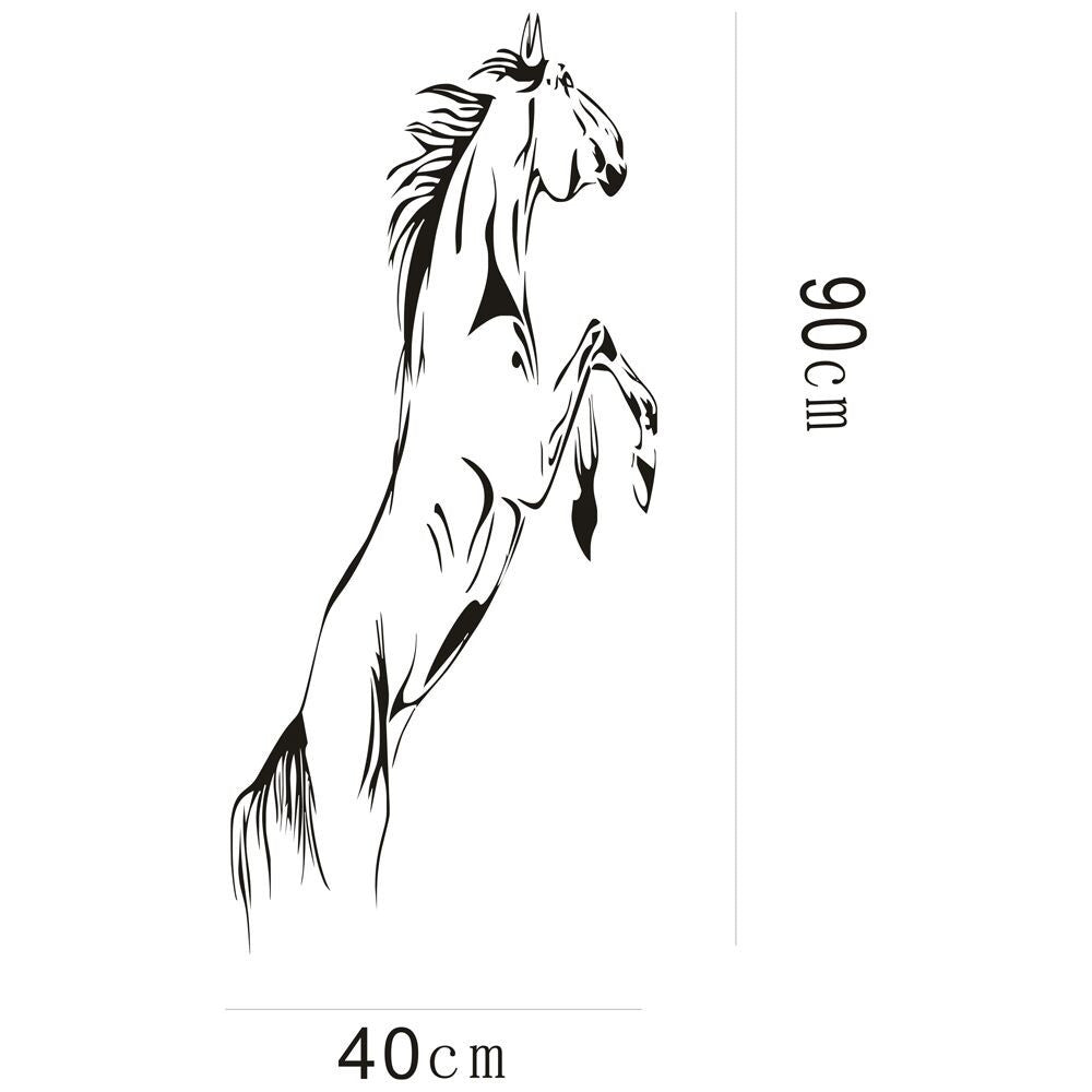 AYA DIY Wall Stickers Wall Decal,Horse PVC Wall Stickers 40*90cm