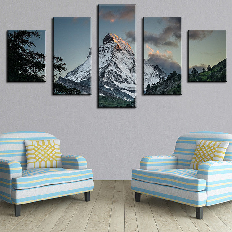 5 Panel The Winding Path Modern Home Wall Decor Canvas Picture Art Print WALL Painting Set of 5 Each Canvas Arts Unframe