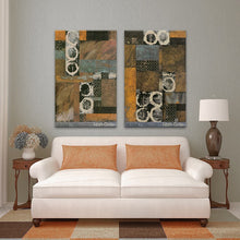 Load image into Gallery viewer, 2PIECES MODERN ABSTRACT HUGE WALL ART OIL PAINTING ON CANVAS PRINT No FRAME
