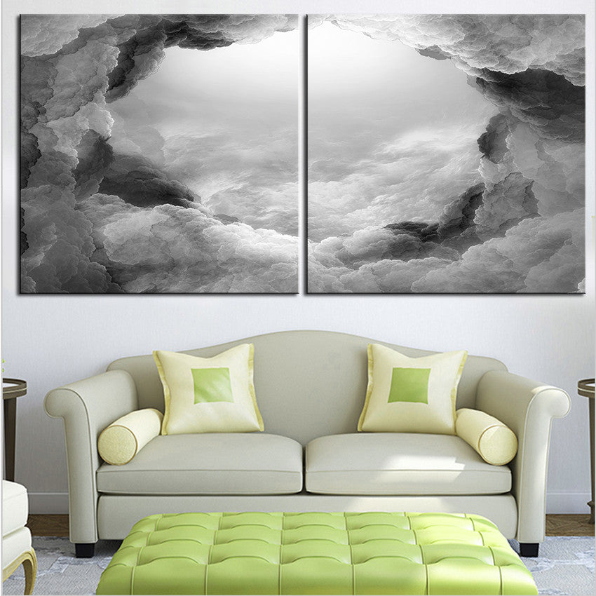 Large size 2pcs/set Print Oil Painting Wall painting NO2SET-14Home Decorative Wall Art Picture For Living Room paintng No Frame
