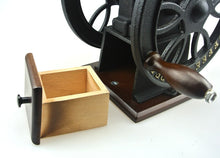 Load image into Gallery viewer, BM34C Manual Coffee Grinder Metal Burr Mill Wooden Body Coffee Bean Hand Coffee Grinder
