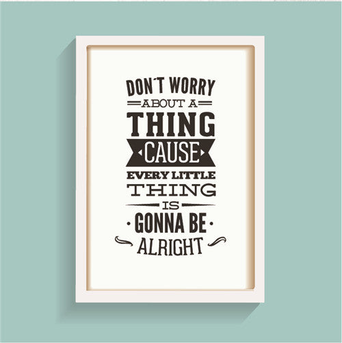 INspiration Quote Canvas Painting Poster, Wall Pictures For Living Room Home Decoration Art Print On Canvas,  set of 1