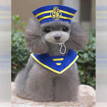 Load image into Gallery viewer, 2016 Hot Sale Quality Halloween Dog Costume Party Sailor Dog Costume Navy Captain Dog Clothes Lovable Dog Clothing Free Shipping
