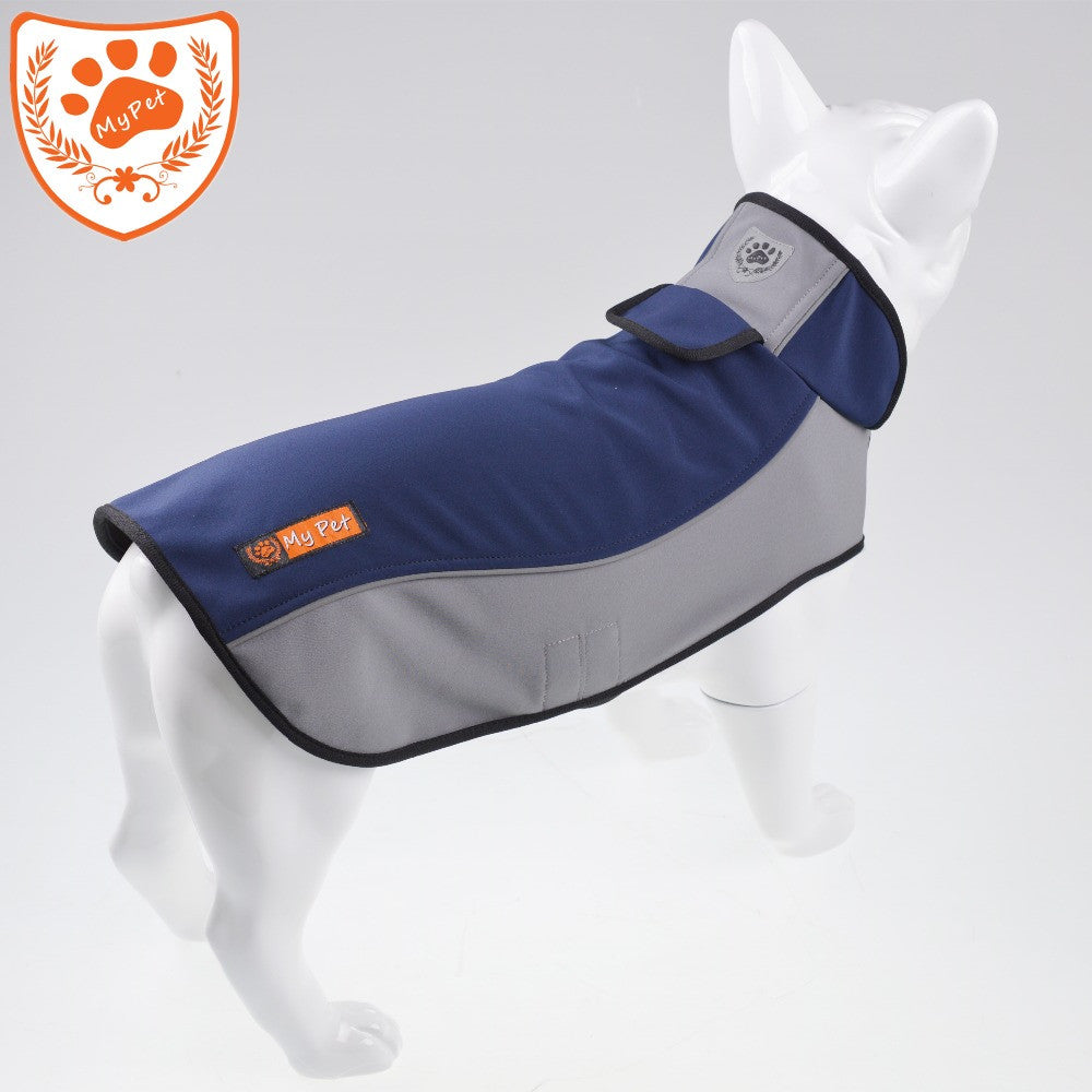 My pet Brand Spring Blue S- 3XL Dog Raincoats Easy Wear Reflective Waterproof Pet Warm Outdoor Dog Clothes ropa perro JK12001