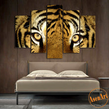Load image into Gallery viewer, 5 Piece Wall Art Tiger Picture Animal Painting Modern Art Picture for Bedroom Living Room Canvas Prints No Frame
